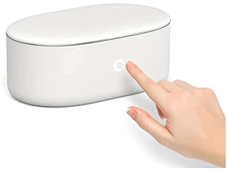 Pulitore ad ultrasuoni Portatile per Macchina ad ultrasuoni Professionale, pulitore per Argento Timer Digitale Pulitore per la casa Orologi Rasoi Occhiali da Vista