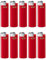 BIC J26 Maxi Feuerzeug, Gemischte Farben und BIC Ständer – Nachfüllbar, Leicht und Zuverlässig (Rot, 10)