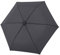 Knirps C.250 Light Duomatic Umbrella with Umbrella Bag, Pocket Umbrella with Duomatic Function, Automatic Open-Close, Pocket Umbrella with Push Button, Automatic and Light, dark grey, Klein, Simple