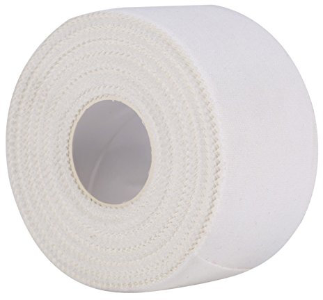 Weißes Athletisches Sporttape, Sporttape für Knöchel-, Handgelenk- und Verletzungstape, Sehr Starkes, Leicht zu Reißendes, kein Klebriges Klebeband, 1,5 Zoll X 32,8 Fuß
