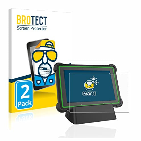 BROTECT Schutzfolie für Hella Gutmann Mega Macs X (tablet) | 2 Stück Entspiegelnder Displayschutz Made in Germany Matte Displayschutz-Folie Anti-Reflex Anti-Fingerprint Einfache Montage