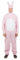 P'TIT CLOWN - 21127 - Déguisement Lapin - Costume Adulte - Unisexe - Parfait pour Carnaval, EVG, EVJF, Pâques, Halloween et autres Fêtes Costumées - Facile à Enfiler - Confortable - S/M - Rose