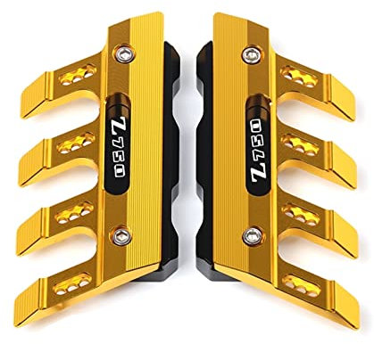 Moto Parafango Forcella Anteriore Anti-Caduta Ammortizzatore Slider Adatto per Kawasaki Z750 Z750S Z750R Z750 R Cursori di Cornice Anti-Caduta (Colore : Oro)
