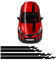 NIAVIS 4 Stück Motorhauben-Aufkleber Motorhaube Streifen Dach Racing Sport Body Decal, für Renault Clio Zoe Twingo Megane RS Sandero Zubehör