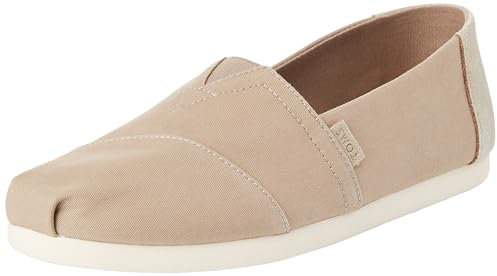 TOMS Alpargata 3.0, Mocasín Plano Hombre, Gamuza de Sarga cepillada Dune, 39 EU