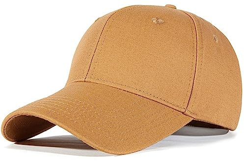 Altartar Baseball Cap Herren Trucker Cap, Sonnenschutz Sonnenhut Baumwolle Baseballkappe Damen Sport Cap Unisex Baseballmütze Kamelfarbe