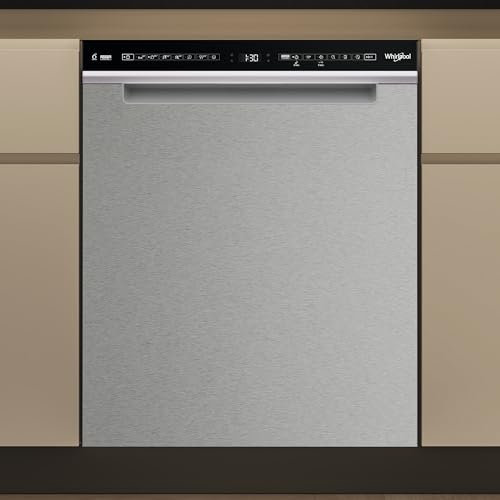 Whirlpool W7U HS31 X Lave-vaisselle encastré / 60 cm/D / 15 couverts/Maxi Space - Intérieur / 6th Sense Programmes Automatiques/Silent Option/Rapid 45° / Acier inoxydable