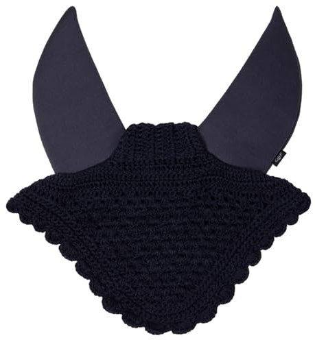 QHP Ohrenhaube Flore Ohren mit Schallschutz (Vollblut, Navy)