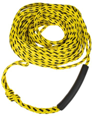 BRIGHTFUFU Boat Tow Rope Water Boat Towing Pull Rope for Kayak Winch Strap Hook Trailer Winch Boat Pulling Rope Winch Strap Replacement Kayak Towing Rope Tube Polyethylene Outdoor Rope Ring