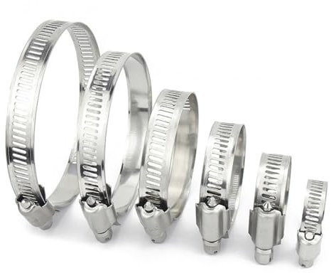 Collier de serrage en acier inoxydable 201, collier de serrage américain, 300 mm, 400 mm (10)