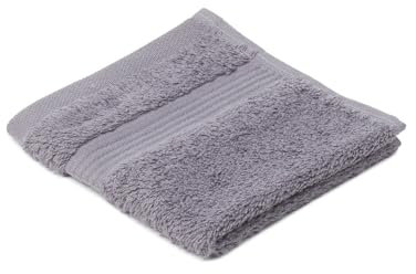 liebling Seiftuch, 100% hochwertige Baumwolle, Serie Miami, 30 x 30 cm, waschbar & trocknergeeignet, Farbe: anthrazit
