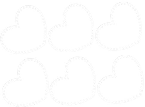 VILLFUL 6pcs Transparent Acrylic Sheet Board Making Basket Kit Plate Clear Woven Bag Handles Accessories Heart DIY Knitting Crochet Bag Handmade Bag Weaving Bag Parts Bag DIY Tools