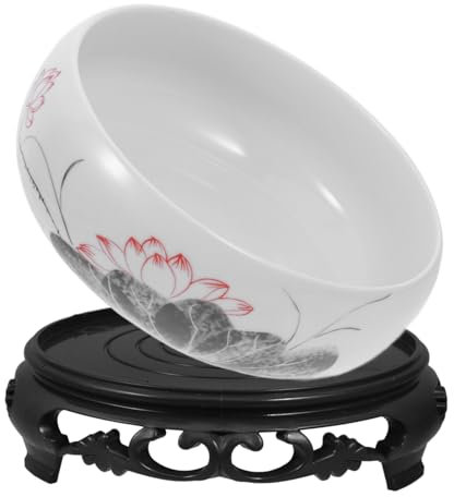 BESPORTBLE Keramik-narzissentopf Mit Basis Hydrokulturtopf Für Bonsai-pflanzgefäß Tiefer Dekorativer Blumentopf Pflanzschale Für Garten Keramik-blumentopf Für Zuhause Und Büro