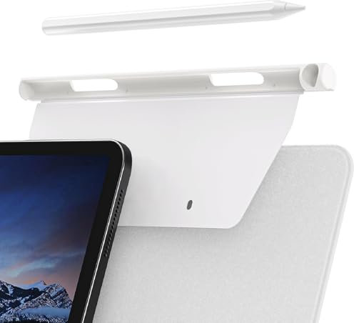 Apple Pencil Holder, Apple Pencil Pro Case, Ipad Pen Holder, Pencil Accessories, iPad Air 11/13 and other iPad series, Stylus Pen Holder for iPad (white)