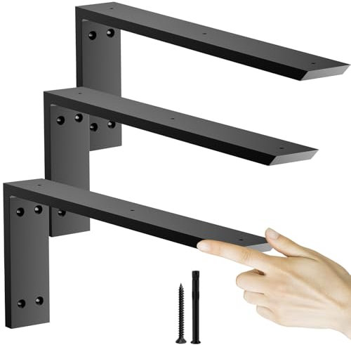 Arbeitsplatten-Halterung (45,7 x 20,3 x 6,3 cm, 3 Stück)