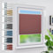 Grandekor Verdunklungsplissee Wabenplissee ohne Bohren Weiß-Weinrot 60x120cm (BxH) Klemmfix Plissee ohne Bohren Verdunkelung Thermo Rollo Wärmedämmung, Privatsphäre - & Sonnenschutz