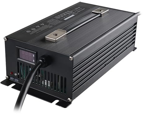 Forklift Battery Charger 36V 30A 36V Lead-Acid Batteries Chargers with LCD Display And Handle for Electric Forklift, Pallet Jack, Floor Scrubber,L