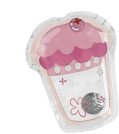 Reusable Instant Heat Packs with - Gel Heating Pad with Snap-on, Cute Cartoon Hand Warmers | Self-Heating PVC Gel Pads for