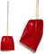 Crisalide® - Badile Professionale In ABS, Estremità Rinforzata In Alluminio Anti Urto, 42 x 37 CM, Manico 135 CM, Versatile Per Uso Agricolo, Giardinaggio E Edilizia, Pala Ergonomica