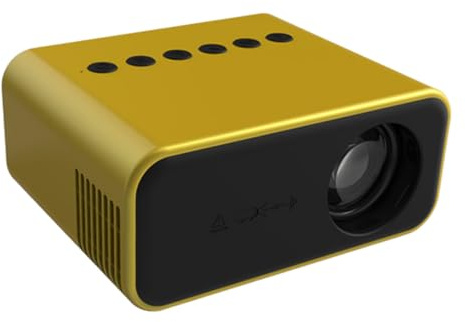 Holibanna Proyector Mini Hitoritabi HD Proyector Multimedia Portátil Reproductor De Películas para Fiestas y Reuniones
