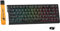 MAMBASNAKE X ATTACK SHARK X68PRO HE Tastiera Gaming Wireless Rapid Trigger,BT/2.4G/Cablata,Interruttore Magnetico 0,01mm RT,8KHz,Punto di Attivazione Regolabile,5000mAh,RGB,per PC/Mac-Contorni Neri