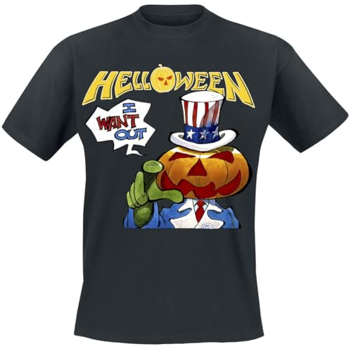 Helloween I Want Out Männer T-Shirt schwarz