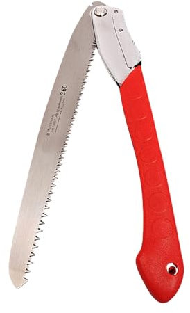 JUYAXIN Sturdy Steel Folding Handsaw Logging Handsaw Produced for Easy Storage and Transport Suitable for Family Use
