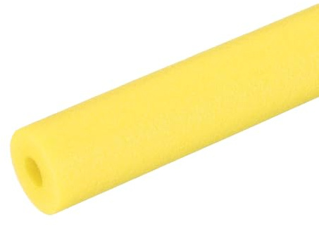 PATIKIL Rohrisolierung Schaumstoff Ø 12mm, 1m Lange 11.5mm Dick Isolierung Rohr Schaumstoffschlauch für Heizung Sanitär Heizungsrohr Schwimmbadgriff (Gelb) | 12 mm Innendurchmesser x 2,5–1 cm Außendurchmesser, Wärmeerhaltung, für Hitze-Wasserrohr-Frostschutz