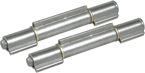 2 Cerniere a Saldare a 3 Ali per Cancelli Pesanti | Massima Stabilità e Allineamento Perfetto per Porte e Ante in Metallo (200 mm)