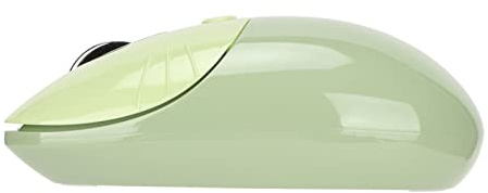 CHICIRIS Wireless Mouse Cute Cartoon Cat 2.4G/BT Dual Mode Three Level DPI Mini Mouse Compact Silent for Home Office Travel (Green)