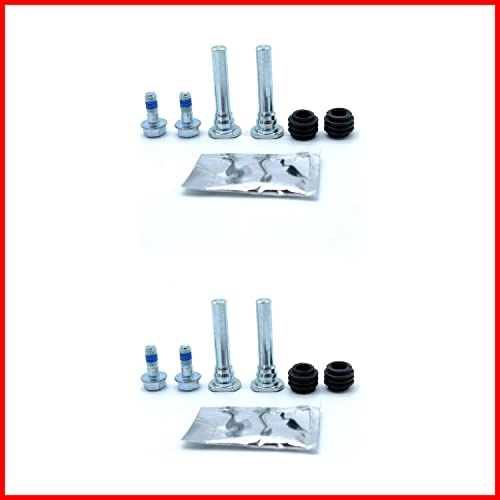 2 Sets Rear Caliper Slider Pins Guide Kit 113-1319X for Honda Civic 2.0 Type R EP3 2001-2006, Rear Left Right Caliper Guide Pin Set, Replacement Brake Hardware Repair Components