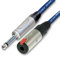 Van Damme Studio Grade 2x2.5mm Jack to Extension Socket Speaker Lead (1m)
