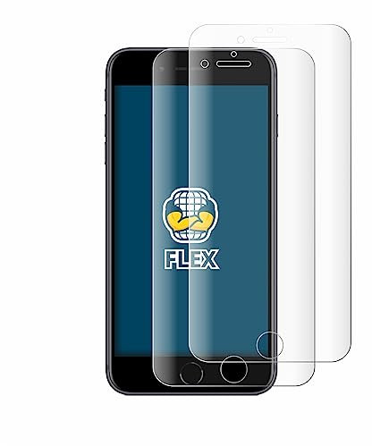 brotect 3D Curved Screen Protector compatible with Apple iPhone 8 Plus 2 Pack - Full Screen Coverage