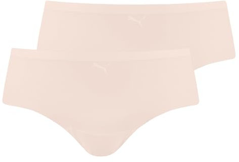PUMA Damen Women's Seamless Hipster (2 Pack) Unterwäsche, Rose Dust, M EU
