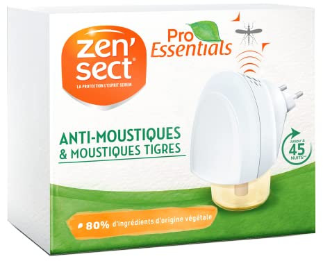 Zen'Sect Pronature Diffuseur Electrique Liquide – 1 x 45 Jours de Diffusion
