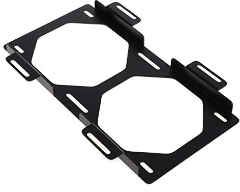 SUCHUANGUANG Lüfterhalterung 240 Kühlerhalterung Wasserkühler für 12 / 14CM Lüfterhalter Externer Computergehäuse Kühlkörper Gadget Zubehör Lüfterhalterung 6# Aluminiumlegierung