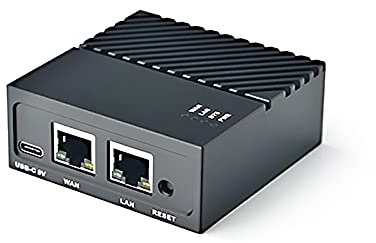 Friendlyelec Nanopi R4s Mini Router da Viaggio Portatile openwrt con Porte Ethernet Dual Gbps 4GB lpddr4 basate su rk3399 SOC