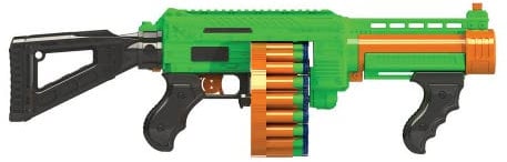 Prime Time TOY-DZPT6387-EU Dart Zone Villianator Submachine Blaster Gun Toy