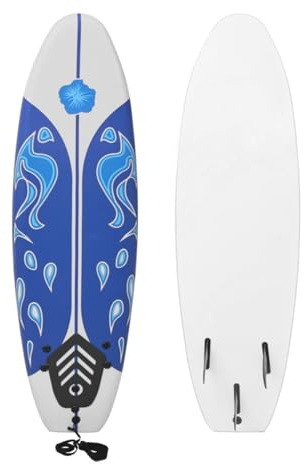 Susany Surfboard Surfbretts 170 x 46,8 x 8 cm aus weichem XPE Mit Traktionspad,Maximale Belastbarkeit:90 kg,Blatt Surfboard Board Shortboard Wellenreiter Anfängerbrett für Erwachsene Kinder