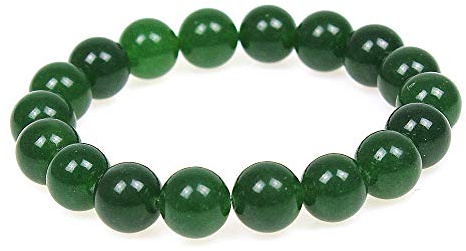 MJDCB Bracelet Pierre Naturelle 10mm Perle Pierre de Protection Puissante