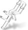 Blind Clips for Valance 1.6 Inch Hidden Channel Window Valance Clips Clear Plastic Replacement Accessories Parts for Horizontal Wood Blinds (10 Pieces)