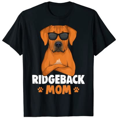Rhodesian Ridgeback Mom Hunde Frauchen T-Shirt