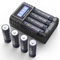 Delyeepow Pile Rechargeable AA 1,5V 3400mWh de Haute Capacité, Piles AA Rechargeables Lithium 8PCS avec LCD Chargeur 1500 Cycles