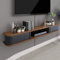 IBOWZ Floating TV Stand Cabinet Tv Stand Cabinet Wall Hanging Tv Cabinet Floating Shelf Wall Mounted Entertainment Console Gaming Shelving Unit Component Shelf Board Rack for Living Room