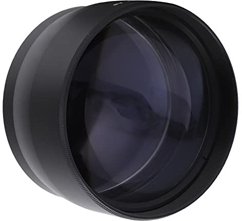 Magnification Camera Lens 58mm 2X Magnification Telephoto Lens Teleconverter Lens for 58mm Diameter Camera Lens Metal Camera Lens Photography Accessories