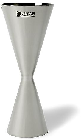 Integrierter professioneller Messbecher für Barkeeper, japanischer Cocktail-Messbecher, Premium 304 Edelstahl, hochwertig und robust, 57 ml, 28,3 g, mit Abmessungen innen