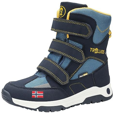 Trollkids Kids Lofoten Winter Boots 30, steel blue