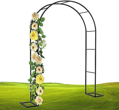 Großer Gartenbogen, Extra Breiter 300/350 Cm Großer Gartenlauben-Torbogen, Rosenbogen Für Rosen, Kletterpflanzen, Unterstützung Für Hochzeitsbogen, Extra Hoher Pergola-Spalier, Weinreben-Torbogen, S