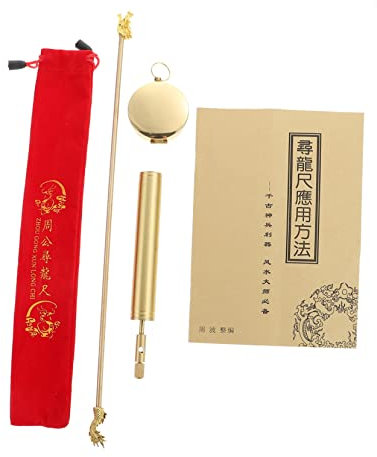 SOLUSTRE 1pièce De Radiesthésie Avec Dragon Outil Portable De Détection Feng Shui Pour Eau Et Métaux Ensemble Unique Et Amovible Pour De Divination