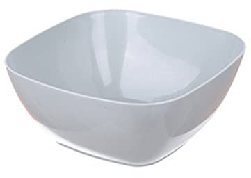 Plato de plástico con 3 cestas de grado alimenticio para aperitivos, cocina, comedor, bar, camino de mesa natural (azul, talla única)